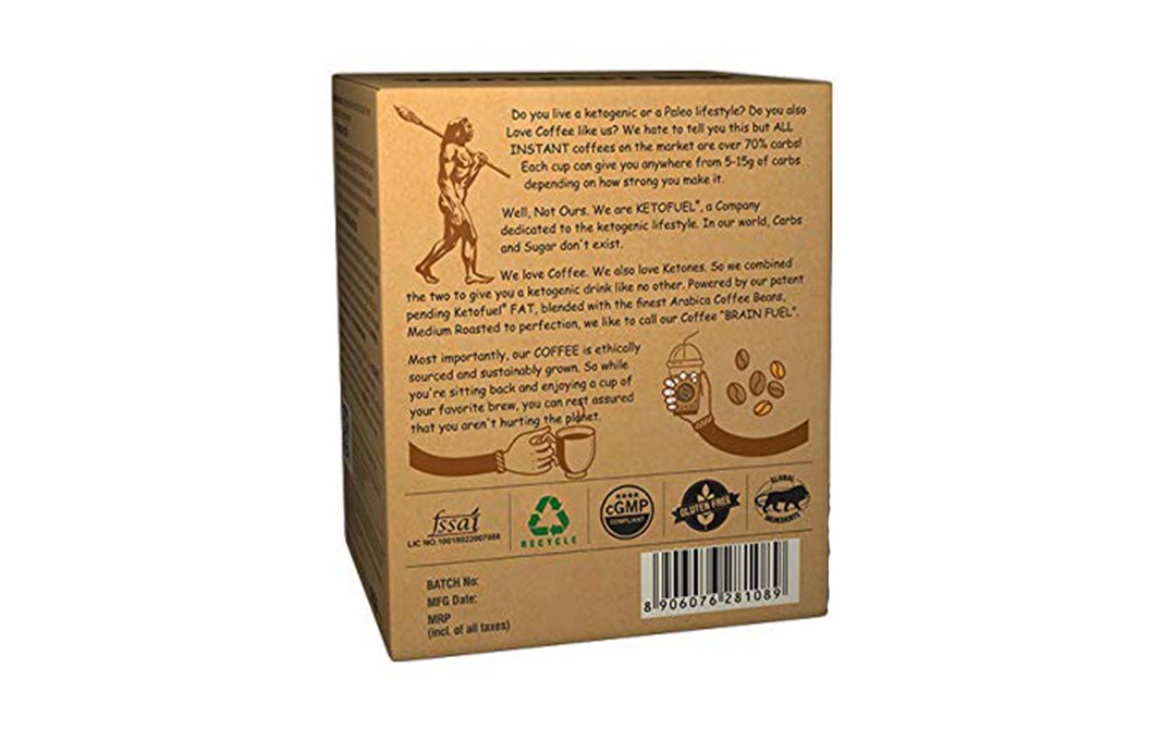 Ketofuel Coffee Hot Brew Espresso Roast   Box  286 grams